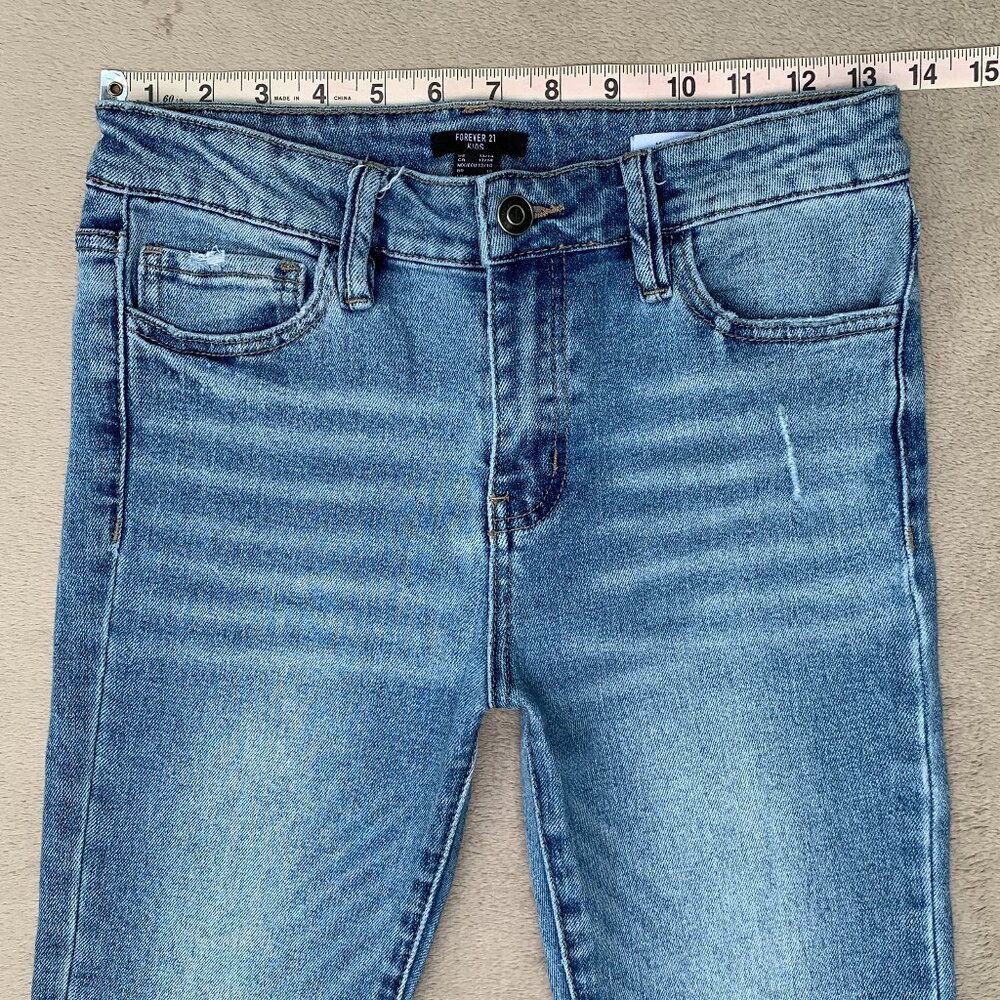 Forever 21 Kids Mid Rise Flare Jeans Sz 13-14 - Picture 11 of 16